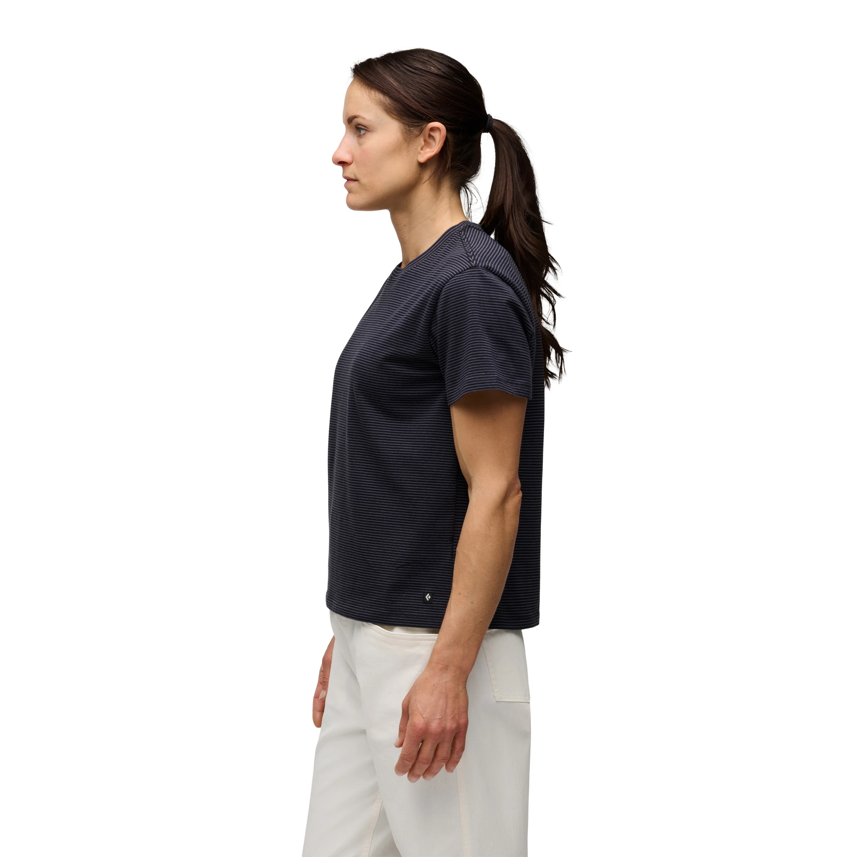 Women's BD Stripe Short Sleeve Tee Long - Image 3